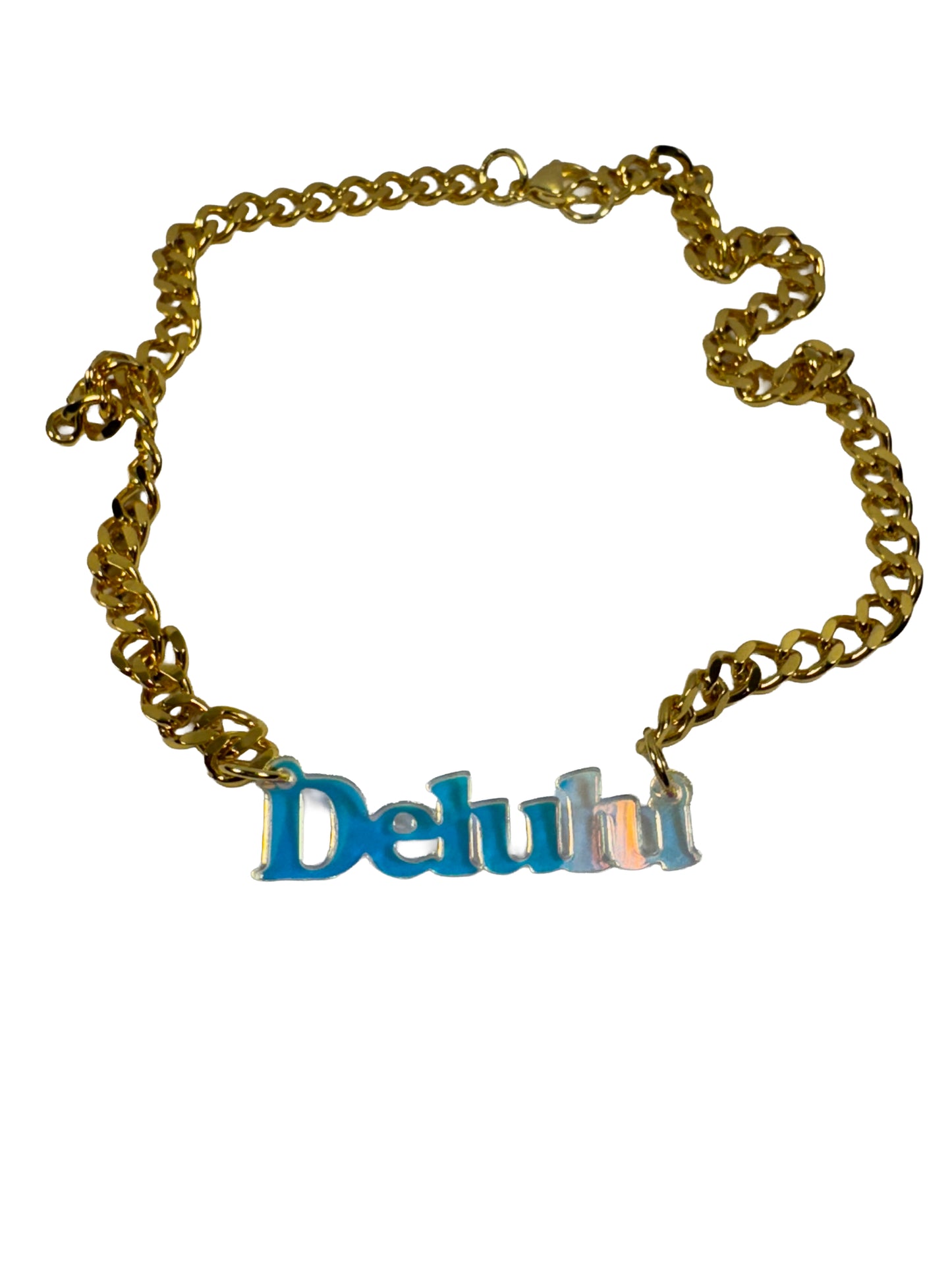 Trixy Starr x Sparkle Kult Delulu Necklace - holographic