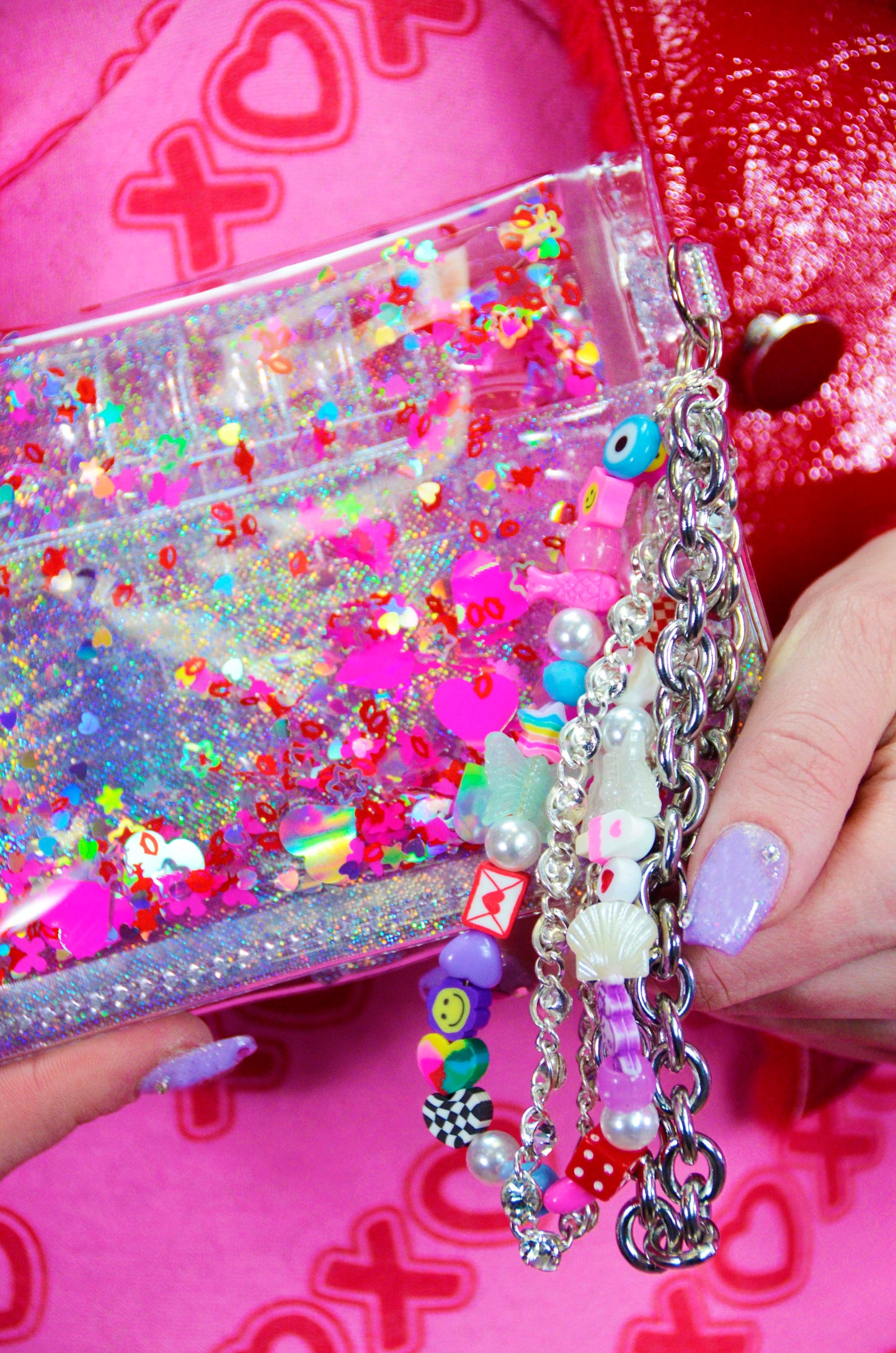 Trixy Starr x Electric Bubblegum Glitter Crush Wallet