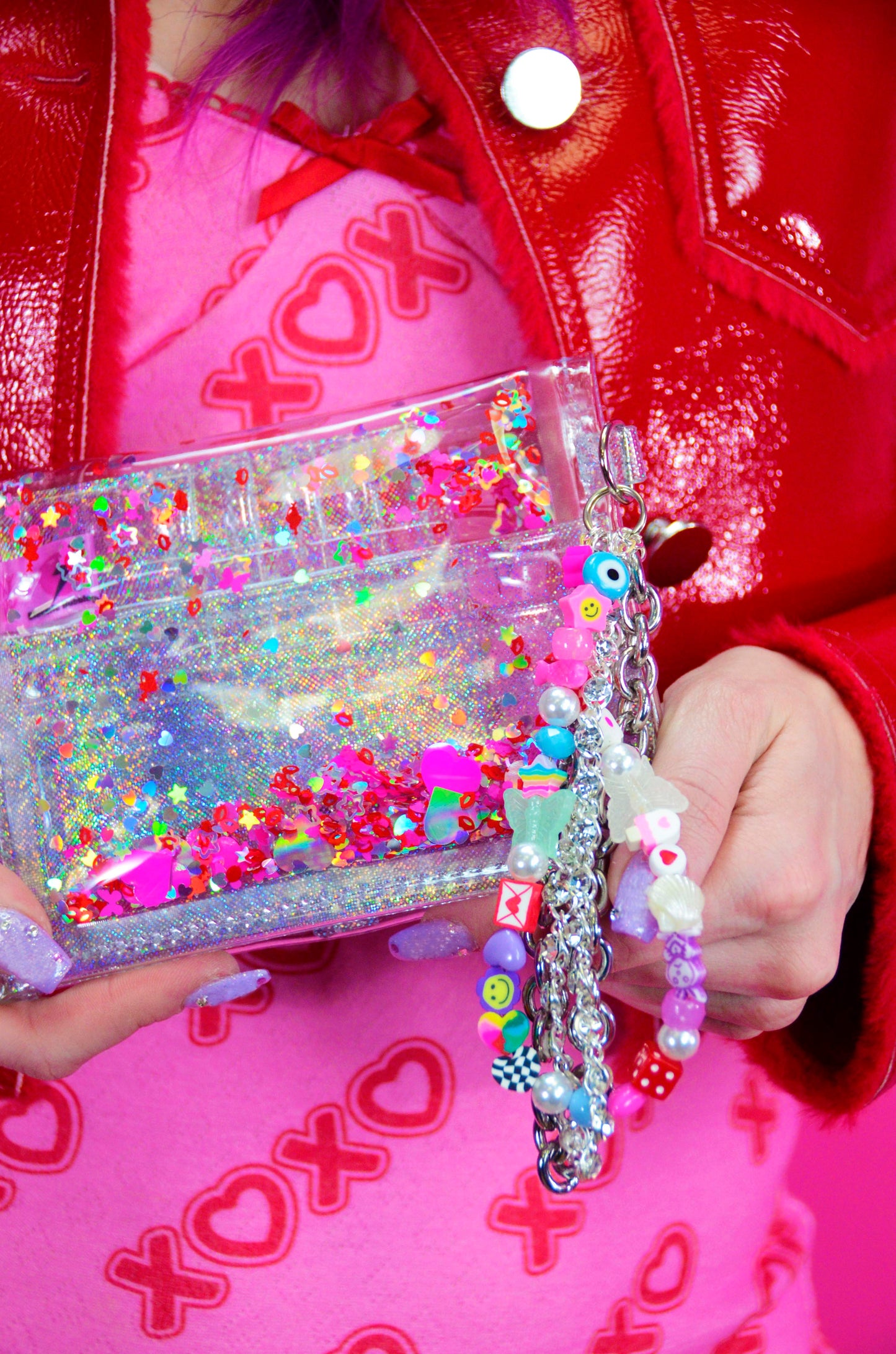 Trixy Starr x Electric Bubblegum Glitter Crush Wallet