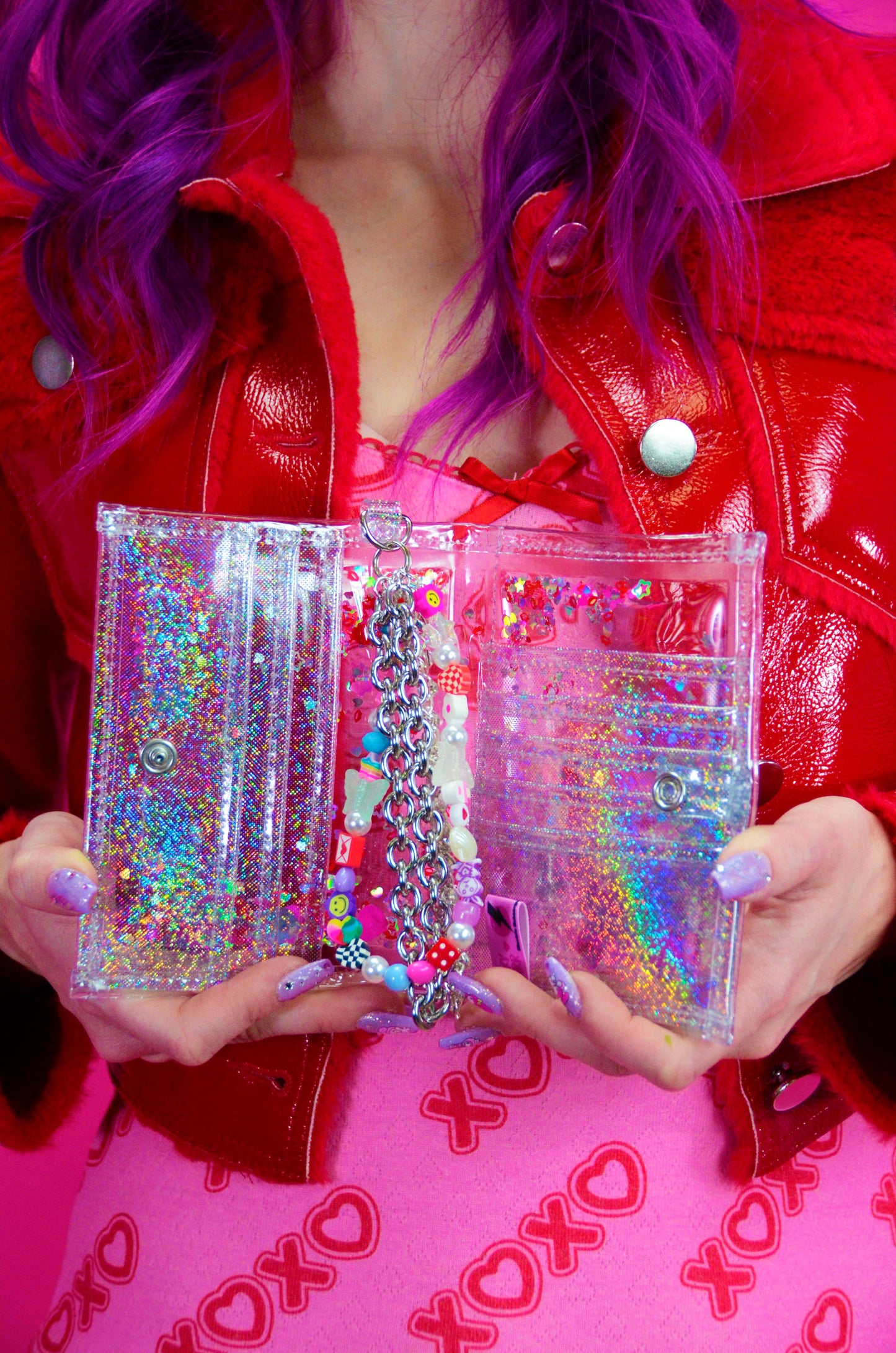 Trixy Starr x Electric Bubblegum Glitter Crush Wallet
