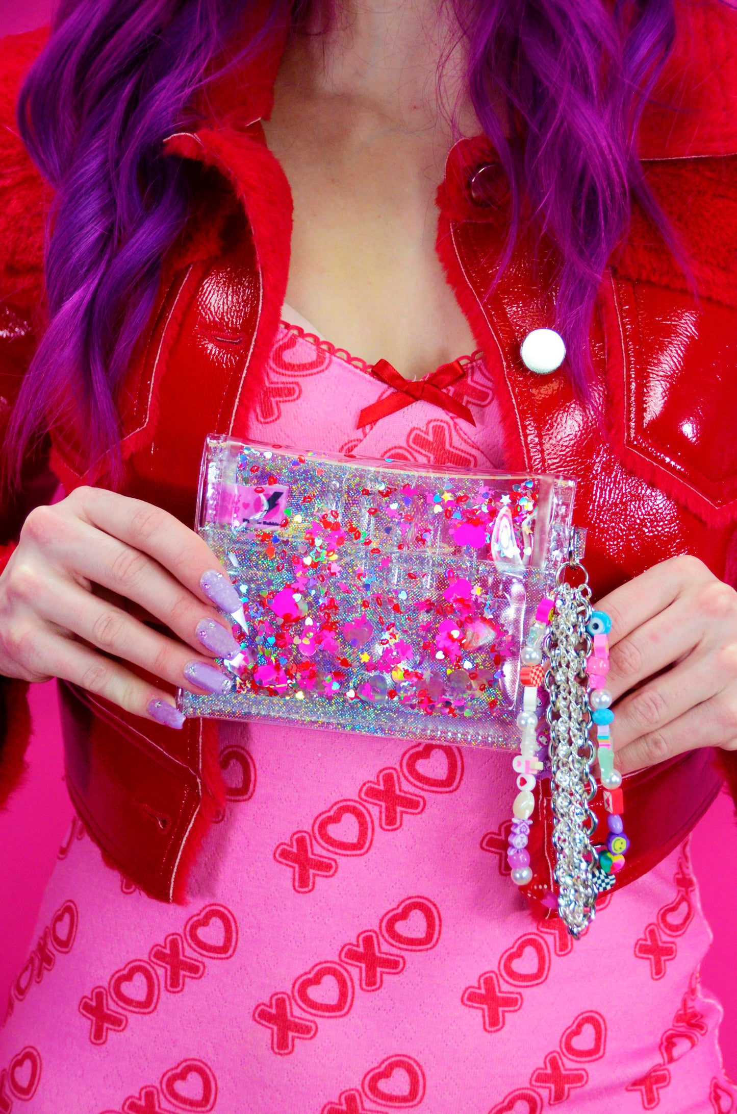 Trixy Starr x Electric Bubblegum Glitter Crush Wallet