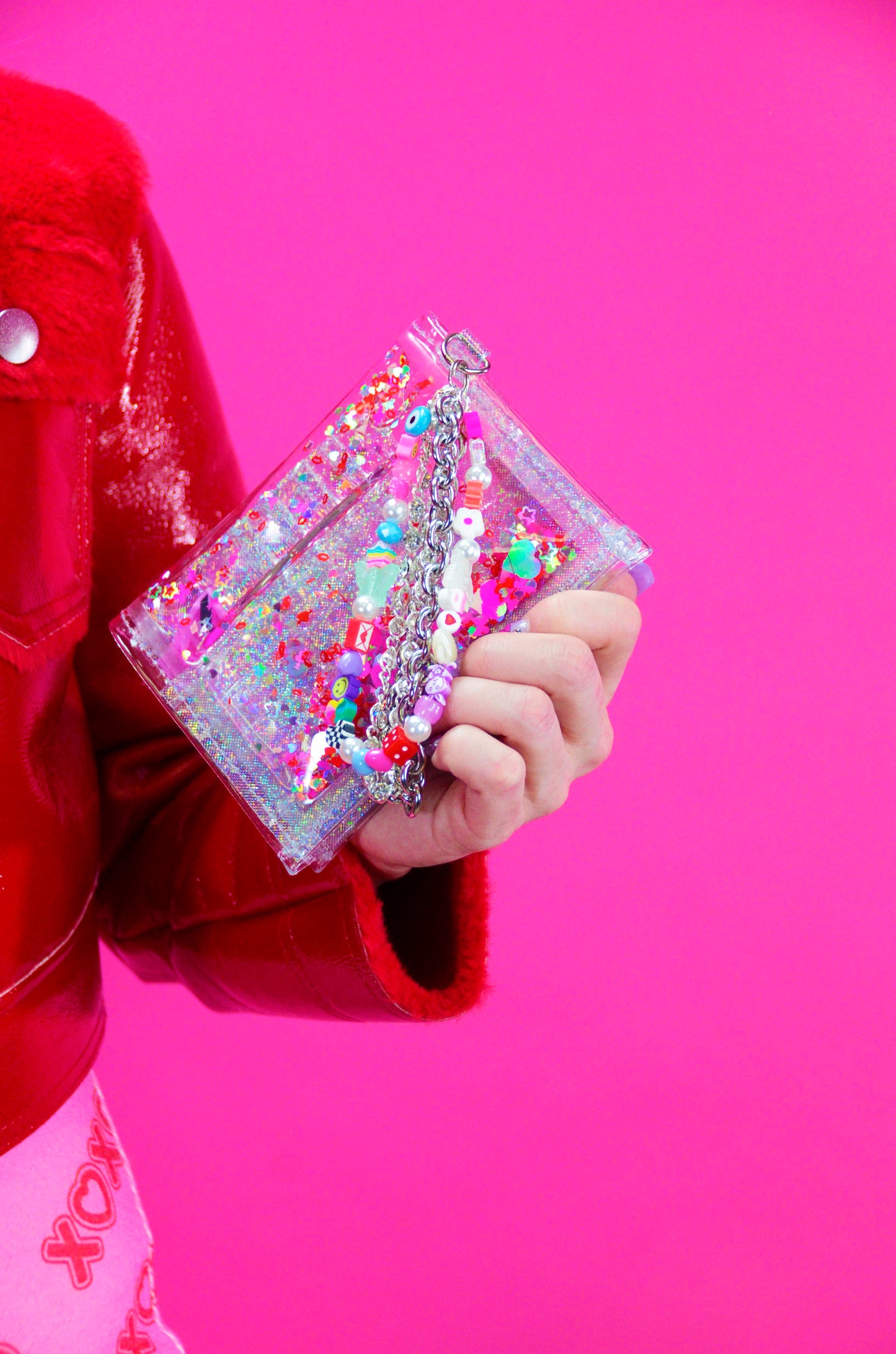 Trixy Starr x Electric Bubblegum Glitter Crush Wallet