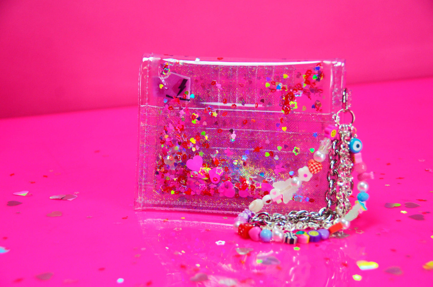 Trixy Starr x Electric Bubblegum Glitter Crush Wallet