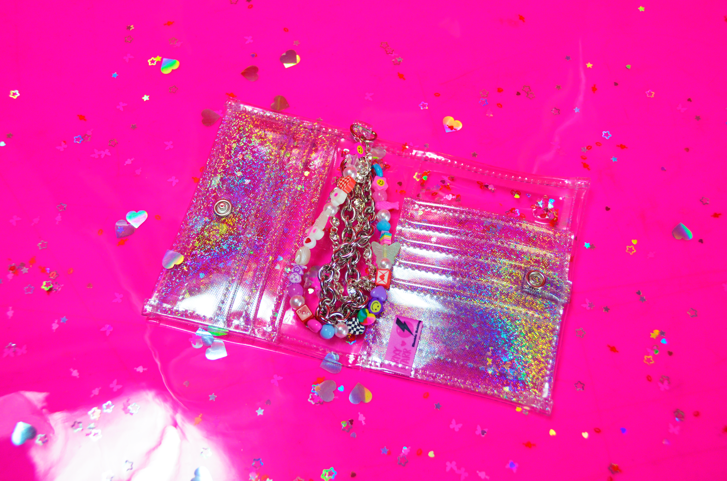 Trixy Starr x Electric Bubblegum Glitter Crush Wallet