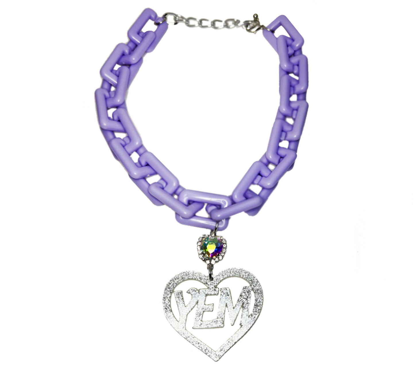 Lilac YEM Sparkle Necklace