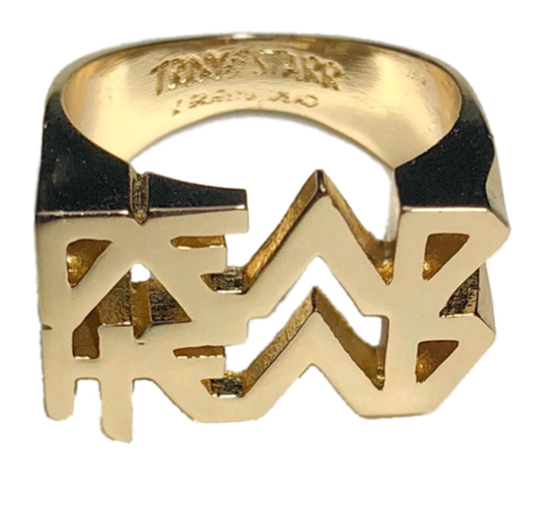 14 Karat Gold Dead Head Ring