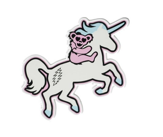 Trixy Starr x Grateful Dead Dancing Bear Unicorn Besties Sticker