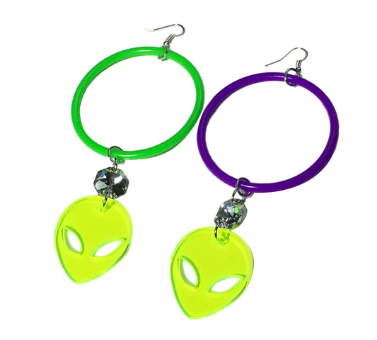 Alien Grunge Earrings