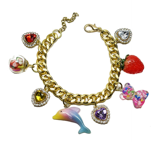 Mixed Bag Charm Bracelet