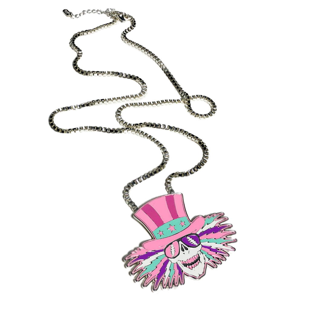 Trixy Starr x Grateful Dead Uncle Sam Necklace