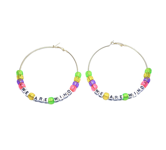 We Are Wind Hoop Earrings